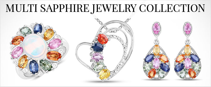 Multi Sapphire Jewelry Collection