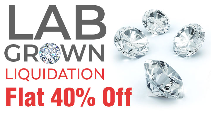 Lab Grown Liquidation Flat 40% Off