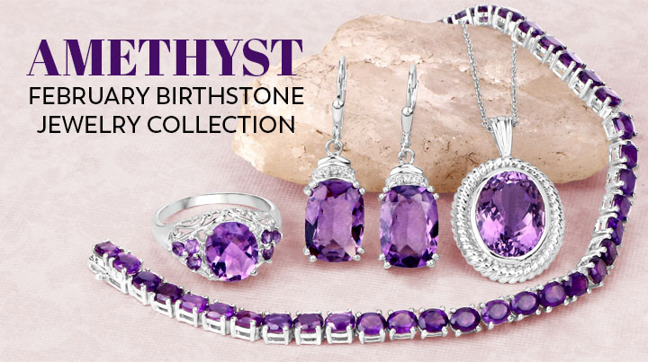 Amethyst February Birthstone Jewelry Collection