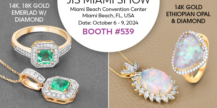 Visit us at the JIS Miami Show, October 6 - 9, 2024 @ Miami Beach Convention Center, Miami Beach, FL | Booth# 539