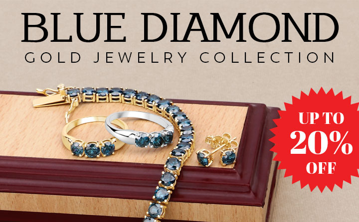 Blue Diamond Gold Jewelry Collection Up To 20% Off!