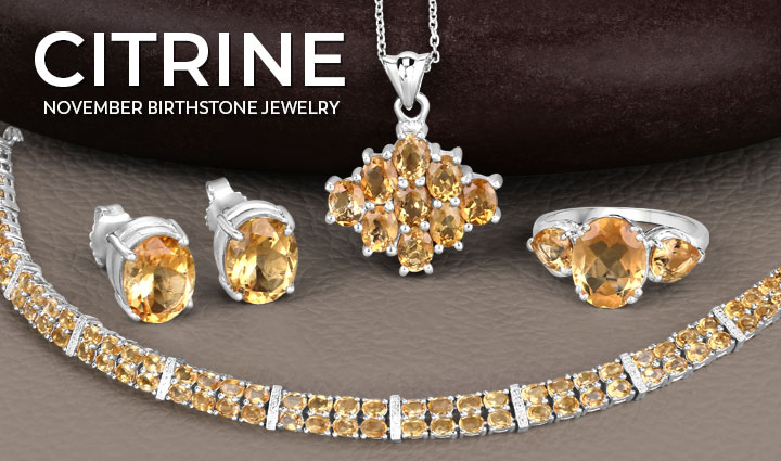 Citrine November Birthstone Jewelry Collection!s