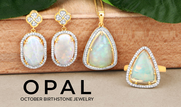 Opal October Birthstone Jewelry Collection!