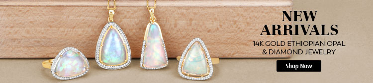 New Arrivals: 14K Gold Ethiopian Opal & Diamond Jewelry. Shop Now!