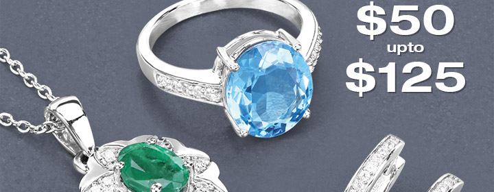 New Arrivals: Natural Gemstone W/ Lab Grown Diamonds Silver Jewelry