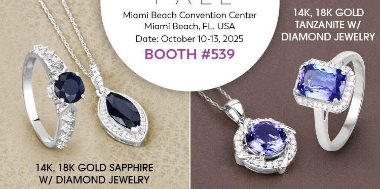 Visit us at the JIS Miami Show, October 10-13, 2025 @ Miami Beach Convention Center, Miami Beach, FL | Booth# 539 (for exclusive show only closeouts)