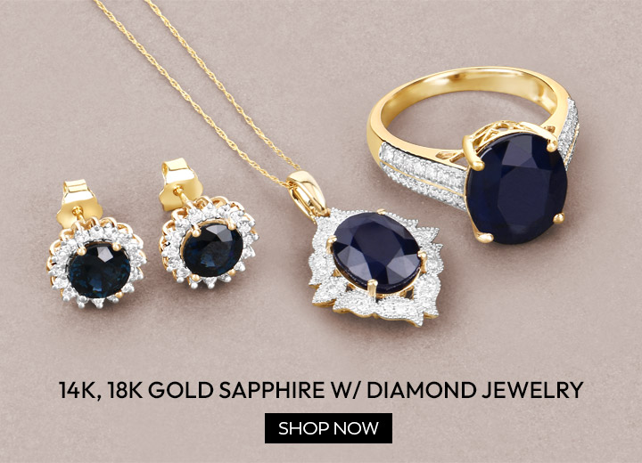14K, 18K Gold Sapphire W/ Diamond Jewelry. Shop Now.