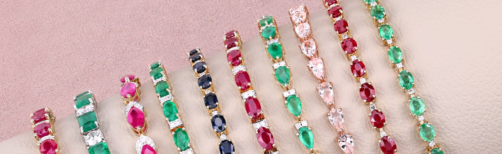 Bracelets: 14K Gold. True Gemstone Brilliance. Shop Now.