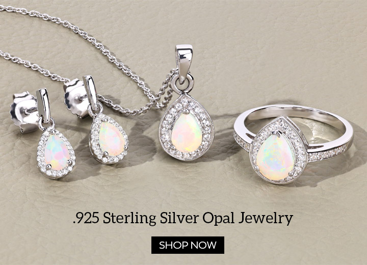 .925 Sterling Silver Opal Jewelry. Shop Now.