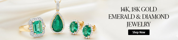 14K, 18K Gold Emerald & Diamond Jewelry. Shop Now!